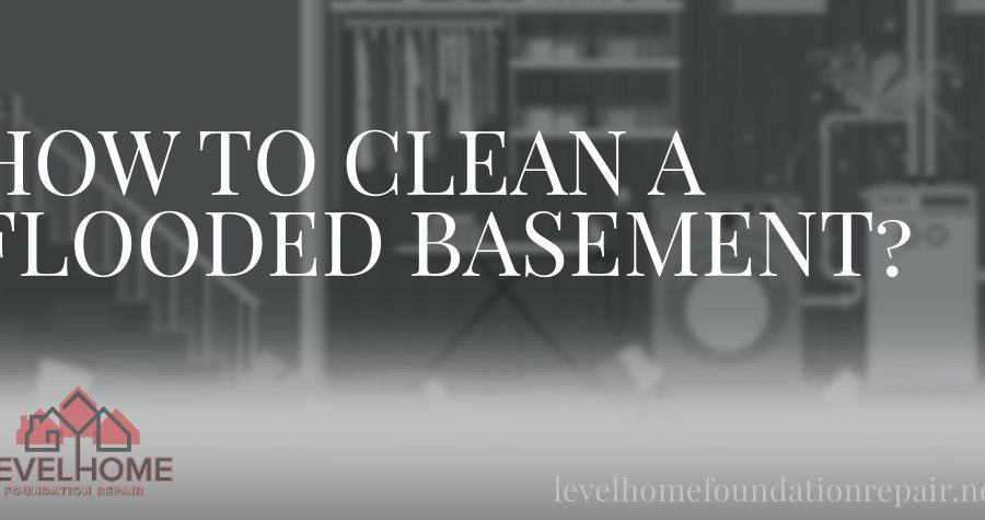 how to clean a flooded basement